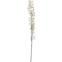 Ветка декоративная &laquo;Снежные грёзы&raquo; блеск, 65&times;10 см, белая