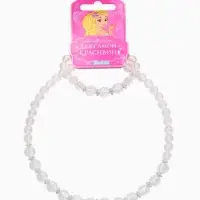 Набор детских украшений &laquo;Выбражулька. Кристалл&raquo;, 2 предмета: бусы 35 см, браслет, d=6 см, прозрачный