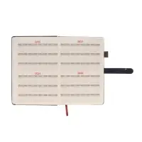 Ежедневник недатированный формат А5, 80л, линия, с ручкой, подар коробка, Синий