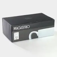 Набор кружек Magistro Mien, 270 мл, 6 шт., фарфор, белый