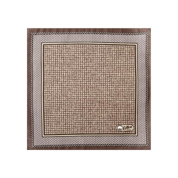 Платки носовые мужские Этель  Платки носовые мужские Этель "Серджио" 30*30 см,(набор 12 шт,) цв.коричневый, рис. МИКС