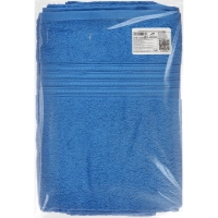 Набор полотенец махровых Luscan/бордюр 400г/м2, 70х140 ярк-син, 5 шт/уп