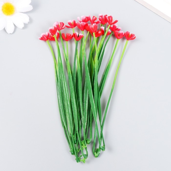 Декор для творчества Декор для творчества "Эрантис" набор 10 шт красный 14,5 см