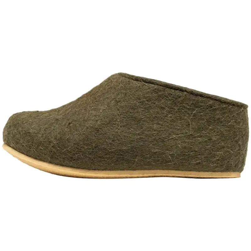 Домашние валенки Cant, зеленые (олива), размер 35