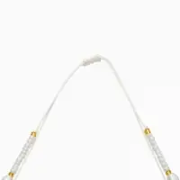 Чокер "Морской мир" ракушка, жемчуг, цвет белый в золоте