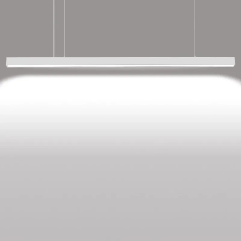 Светильник светодиодный линейный, подвесной, 40Вт, 4000К, IP40, серебро
