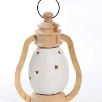 Фигурка керамическая с подсветкой &laquo;Фонарик с Дедом Морозом&raquo; 14.3&times;9.5&times;20.5 см