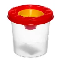 Стакан - непроливайка для рисования Calligrata, 210 мл, с заглушкой, МИКС