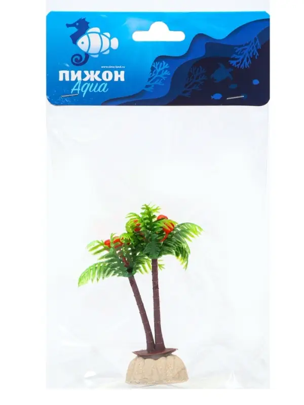 Растение для аквариума &laquo;Пальма&raquo;, 10&times;5 см