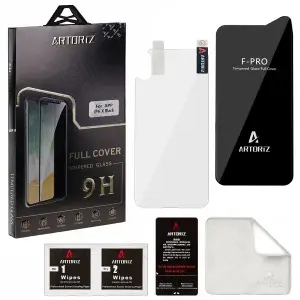 Защитное стекло для iPhone XS/X 0.25mm 3D Artoriz БЕЛОЕ