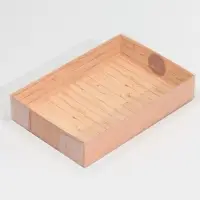 Кондитерская упаковка, коробка для макарун с PVC крышкой, «Крафт», 18 х 12 х 3.5 см