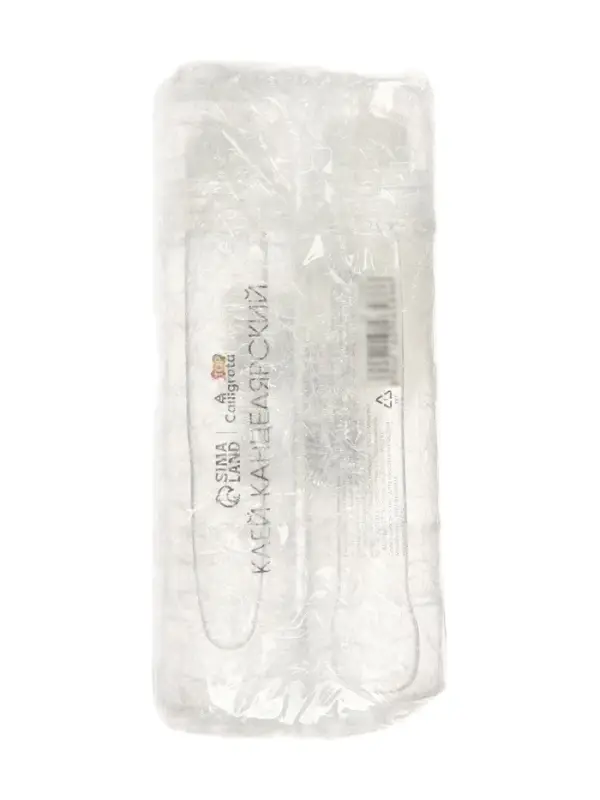 Клей канцелярский, набор, 2 штуки, с силиконовым аппликатором