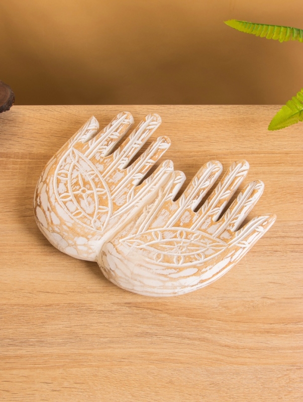 Сувенир интерьерный Сувенир интерьерный "Ладошки" дерево 23х20х4 см