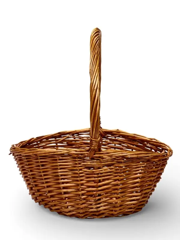 Набор корзин 3 шт, 34х30х14, 28х24х13, 22х19х10  лоза коричневый