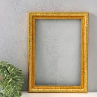 Рама для картин (зеркал, фото), пластик, 21&times;30 см, Estelle Classic, золотой