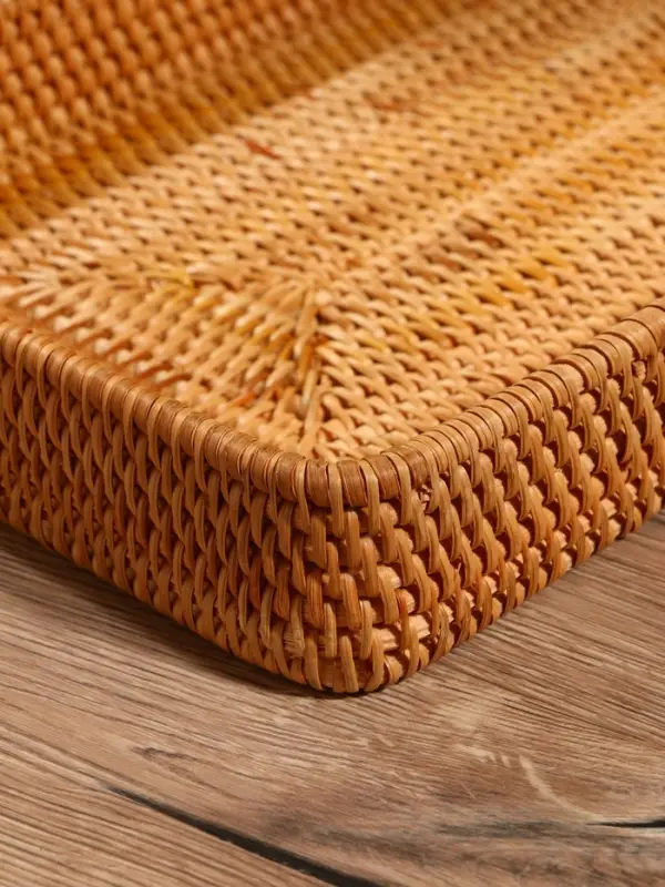 Поднос, 36&times;23&times;5 см, ротанг