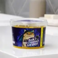 Скраб для тела соляной «Вижу - ты Богиня», 280 мл, аромат ванили, BEAUTY FOX