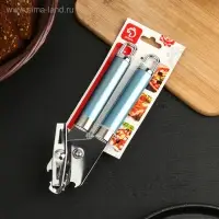 Нож консервный Доляна Lаgооnа, 19 см, нержавеющая сталь, цвет голубой металлик