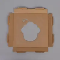 Коробка под торт с окном, &laquo;Пироженка&raquo;, белая, 30&times;30&times;30 см