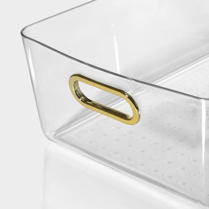 Контейнер для хранения «Нежность», 29×20×10 см, цвет прозрачный Контейнер для хранения «Нежность», 29×20×10 см, цвет прозрачный