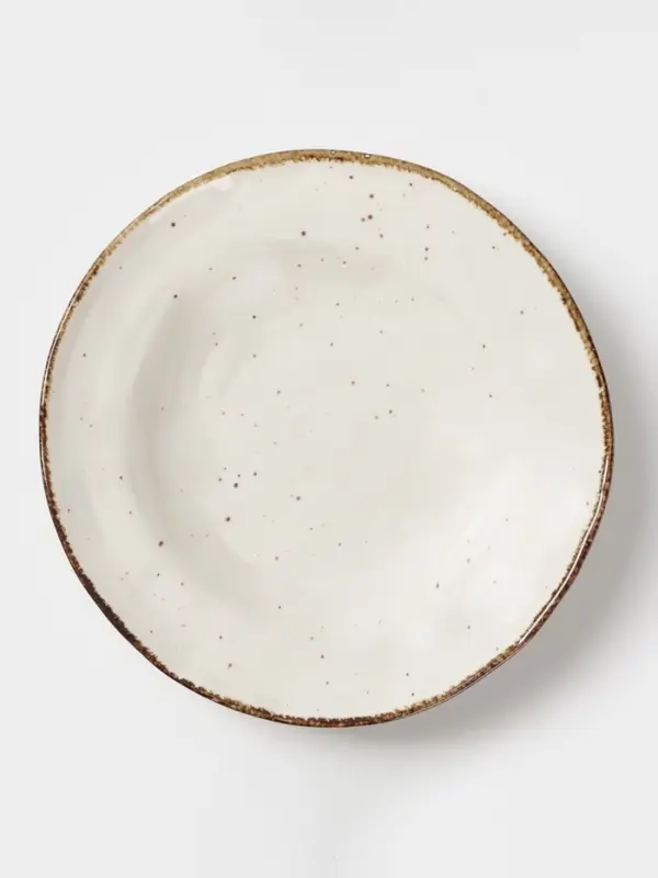 Тарелка глубокая Magistro Alpine Frost, 380 мл, 23&times;22.7&times;5 см, фарфор, белая