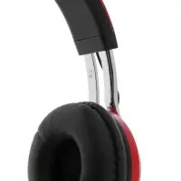 Наушники беспроводные, накладные, Luazon RX-1, Bluetooth 4.2, с микрофоном, с подсветкой LED, microSD, FM, 250 мАч, красные