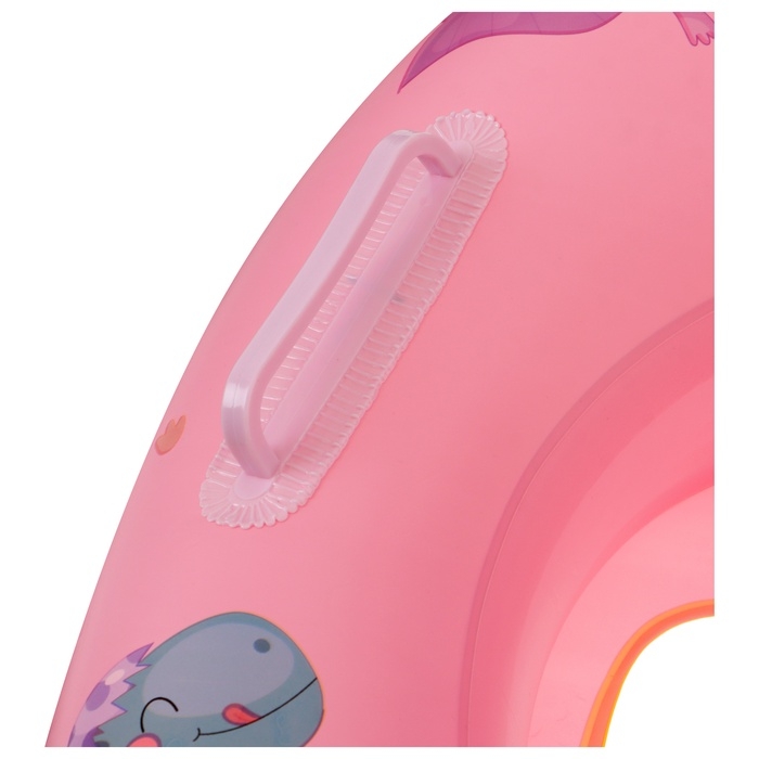 Плотик для плавания «Динозаврик», 75 х 50 см, цвет розовый Плотик для плавания «Динозаврик», 75 х 50 см, цвет розовый