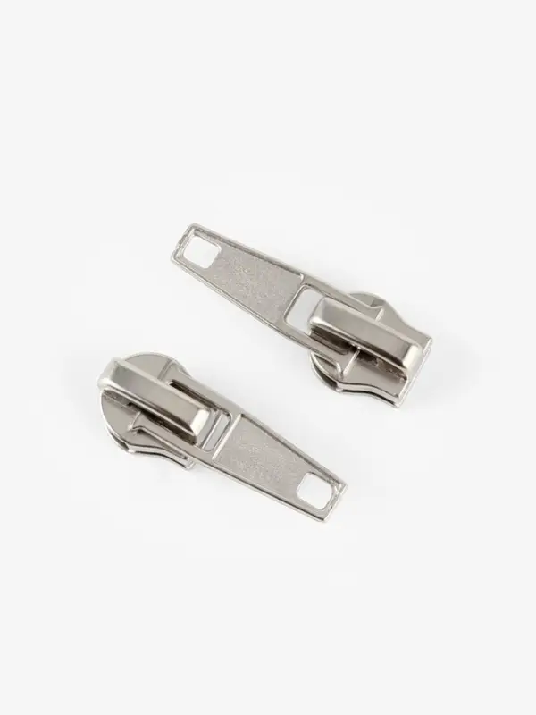 Бегунок автоматический для молнии &laquo;Спираль&raquo;, №5, 10 шт., цвет никель