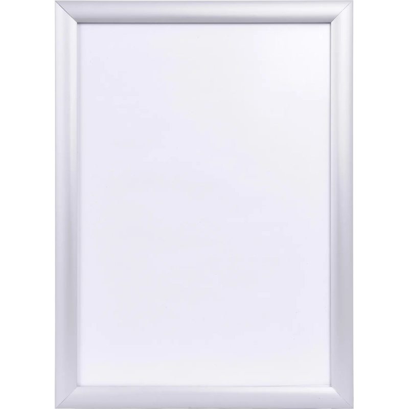Рамка 297х420, серебро, метал., с клик профилем, ПЭТ стекло, 2011_03_72_045