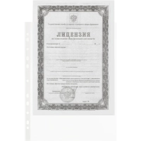 Файл-вкладыш А4, 45мкм, рифленые     100 шт/уп