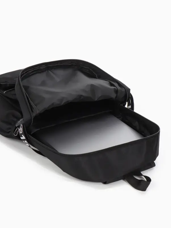 Рюкзак школьный, с рисунком, для мальчика, 1 отделение, 5 карманов, 31&times;14&times;45 см, чёрный