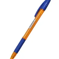 Ручка шариковая автоматическая ErichKrause R-301 Matic&Grip Amber, узел 0.7 мм, синяя, резиновый упор