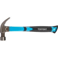 Молоток столярный 450 гр Topfort с магнитом фибергласовая рукоятка