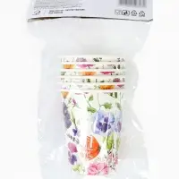 Стакан бумажный одноразовый &laquo;Полевые цветы&raquo;, 250 мл, 6 шт