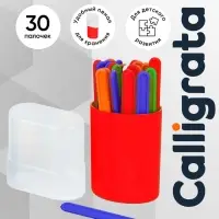 Счетные палочки 30 штук в пенале Calligrata, МИКС
