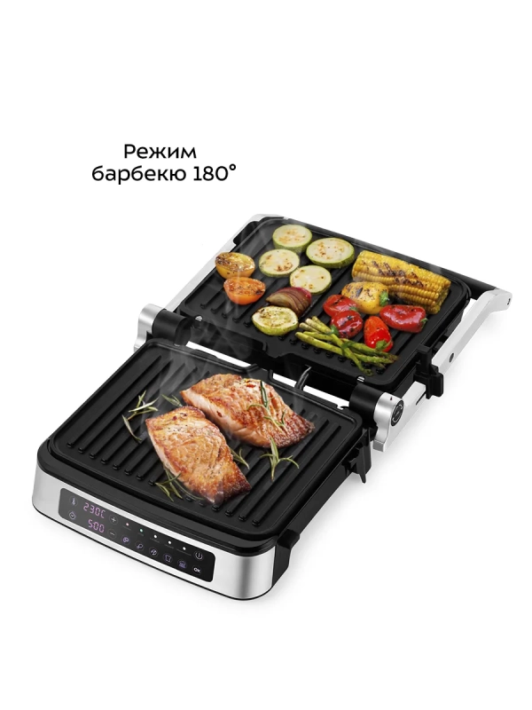 Электрогриль двусторонний гриль электрический 2000Вт КТ-1687 Электрогриль двусторонний гриль электрический 2000Вт КТ-1687