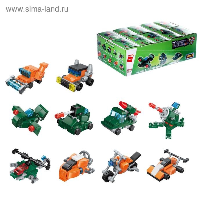 Конструктор &laquo;Транспорт&raquo;, 10 видов, МИКС