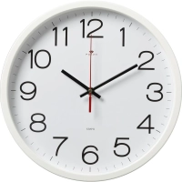 Часы настенные круг d=30см, корпус белый Классика арт.3027-121W