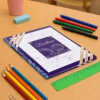Дневник школьный для 1-11 классов, &laquo;Глобус и перо&raquo;, твёрдая обложка 7БЦ, глянцевая ламинация, 40 листов