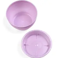 Горшок для цветов с поддоном 0,5 л d12,5см h7 см "Фиалочка" сиреневый Горшок для цветов с поддоном 0,5 л d12,5см h7 см "Фиалочка" сиреневый