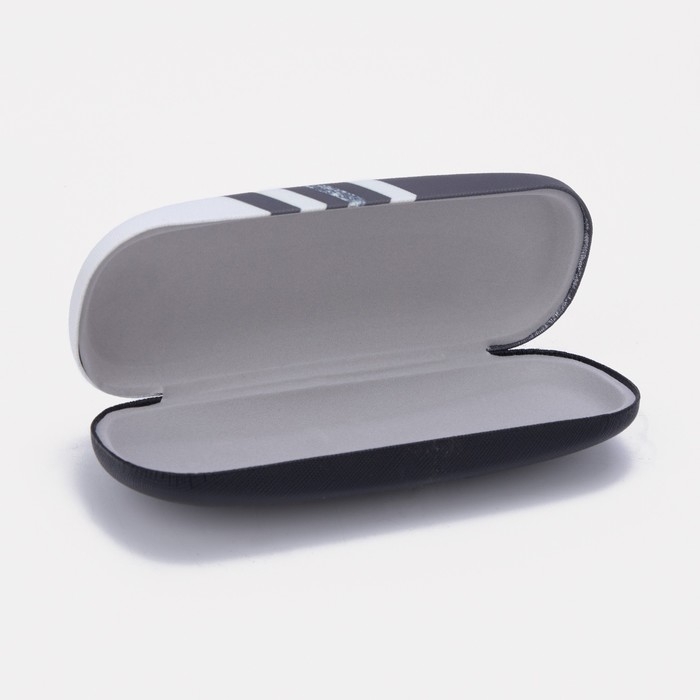 Футляр для очков на хлопушке, длина 16,2 см, цвет серый Футляр для очков на хлопушке, длина 16,2 см, цвет серый