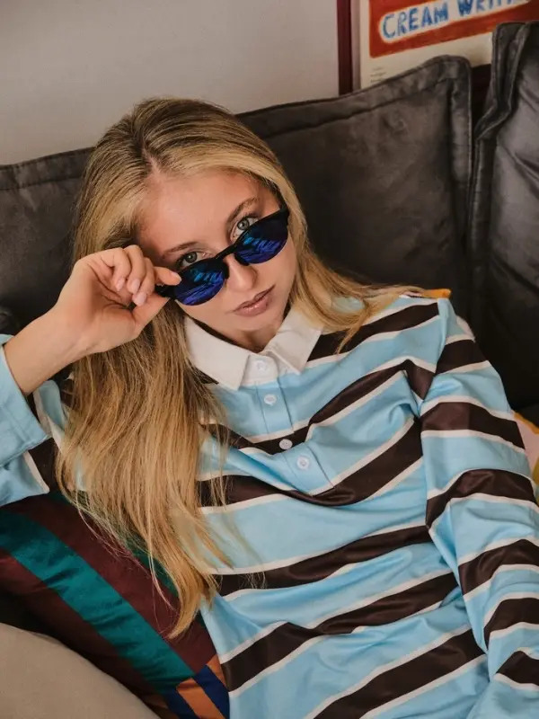 Очки солнцезащитные &laquo;OneSun. Панто&raquo;, uv 400, линза 4.7&times;4.1 см, синие