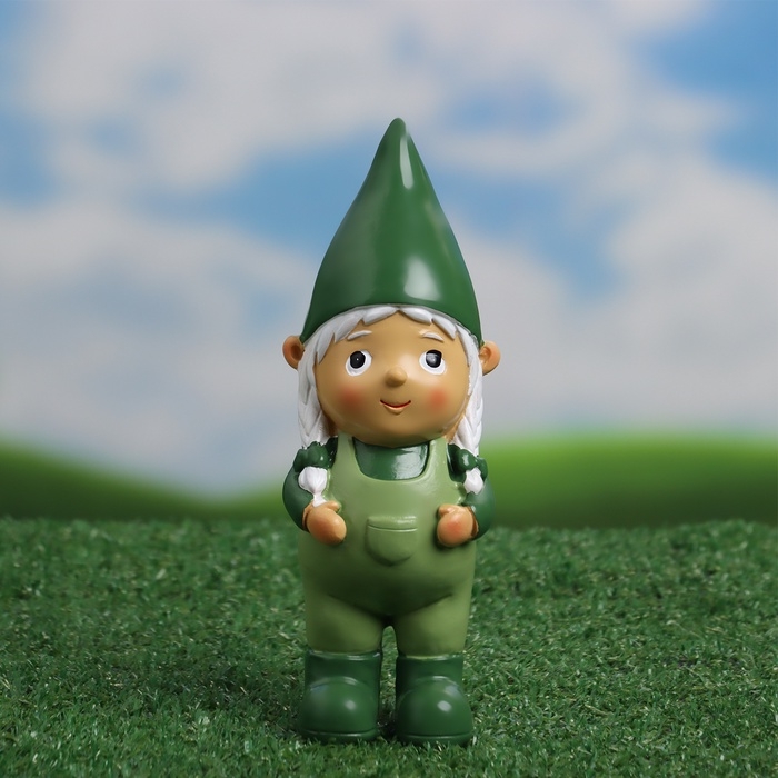 Садовая фигура  Садовая фигура "Гном Лили" 6х7х18см