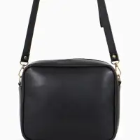 Сумка женская на молнии TEXTURA, 22&times;8&times;17 см, чёрная