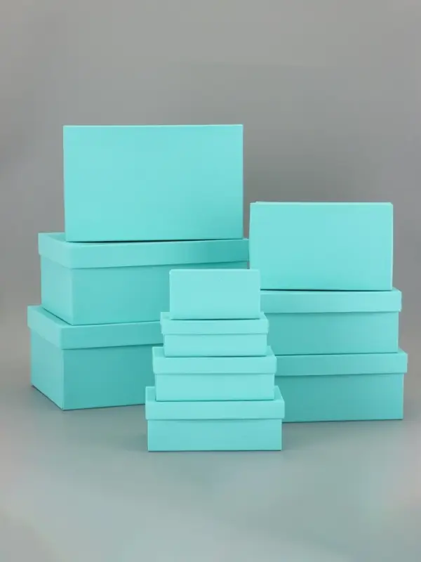 Набор коробок 10 в 1 "Тиффани" 30 х19 х 12 - 12 х 6,5 х 4 см