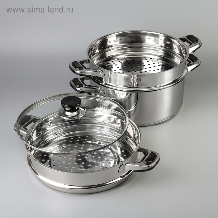 Мантоварка «Алтын», 6 л, d=26 см, 2 секции, капсульное дно, индукция