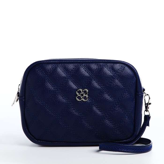 Сумка кросс-боди на молнии, цвет синий Сумка кросс-боди на молнии, цвет синий
