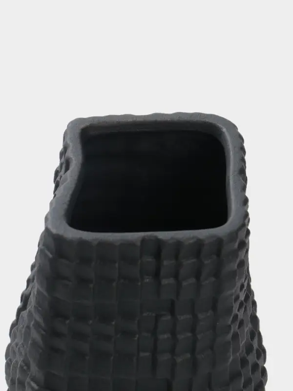 Ваза для цветов &laquo;Джорадо&raquo;, 20&times;11 см, керамика, чёрная