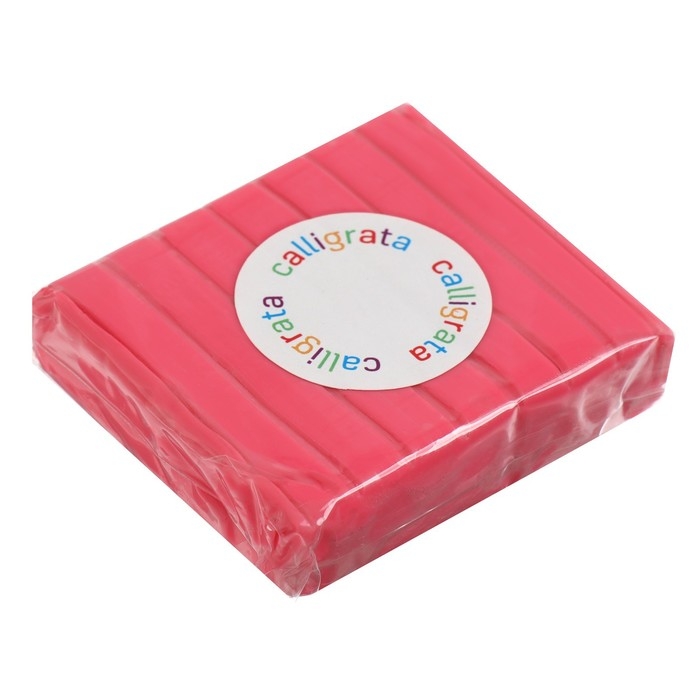 Полимерная глина 50 гр, неоновая, маджента