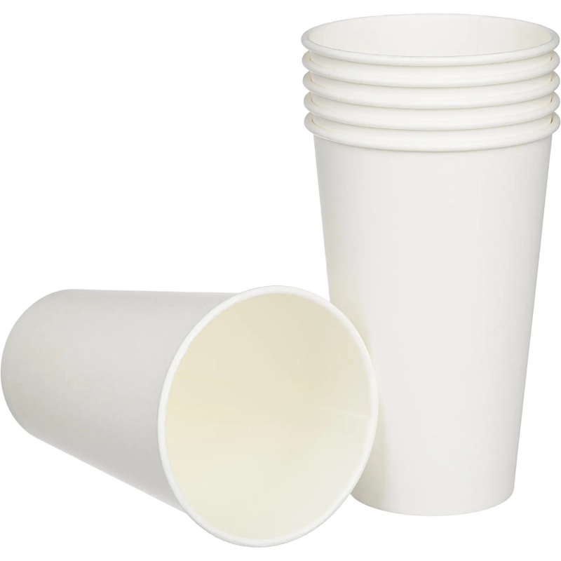 Стакан одноразовый бум однослойный d-90мм 400мл белый 50шт/уп